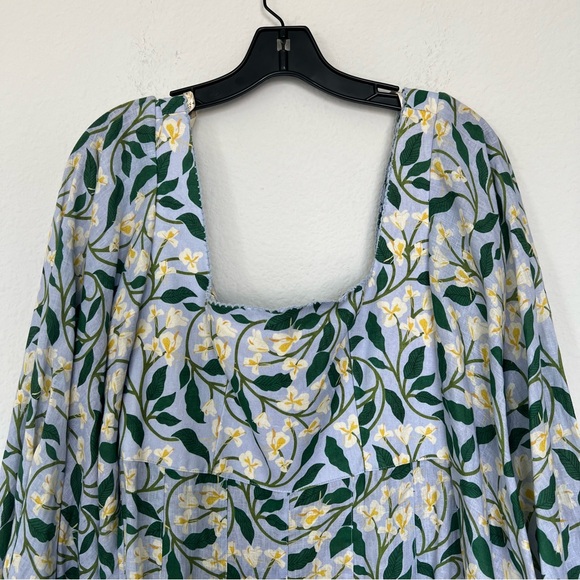 Agua by Agua Bendita Cumbia Maxi Dress in Blue - Picture 3 of 7